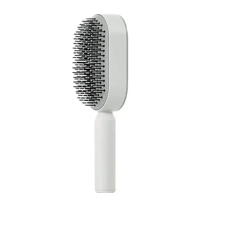 Twist Clean Self-Cleaning Hair Brush – Scalp Massage & Anti-Static Detangling