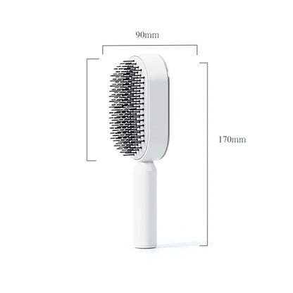 Twist Clean Self-Cleaning Hair Brush – Scalp Massage & Anti-Static Detangling